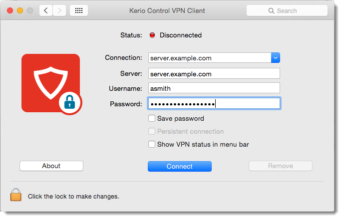نحوه ی کانفیگ VPN Server  در Kerio Control