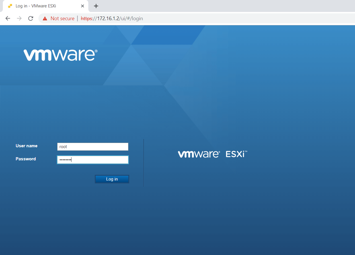 ایجاد ماشین های مجازی در VMware ESXi 6.7 Update 2